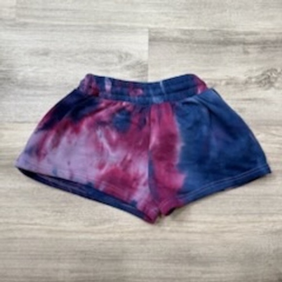 Kids Tie Dye Lounge Shorts Comfy Casual Cute Playwear - Picture 2 of 3